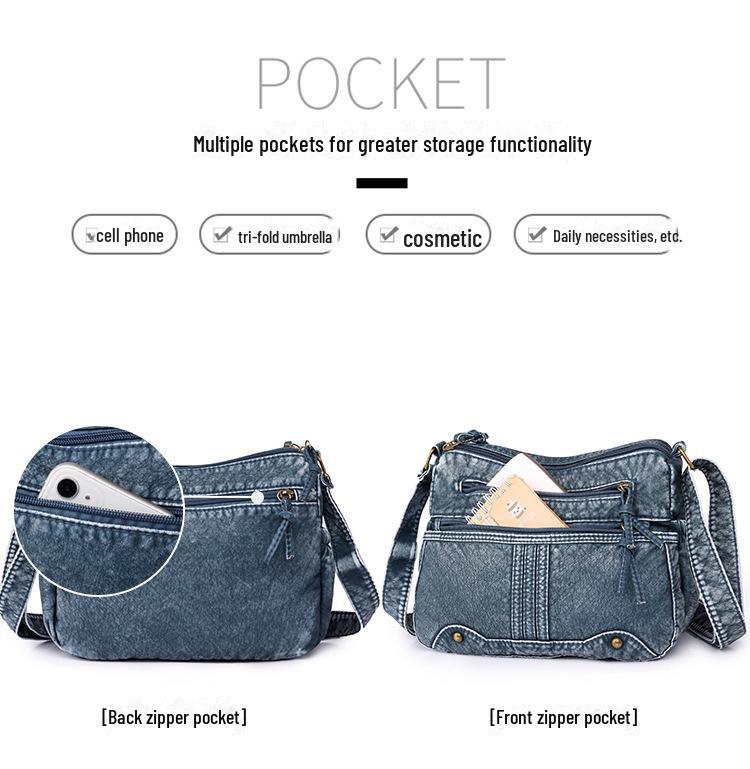 Large Capacity Soft Leather Cross-border Women's Shoulder Tote Bag for Middle-aged Women, with Washed Leather Finish.