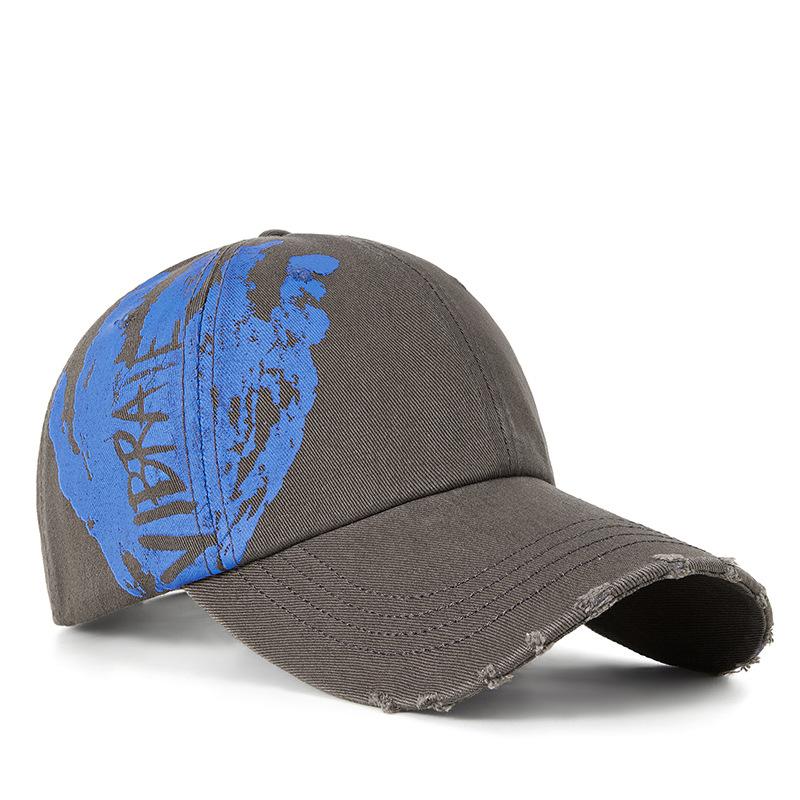 Весной и летом новая рваная уличная трендовая кепка с граффити для мальчиков и девочек — фото 6