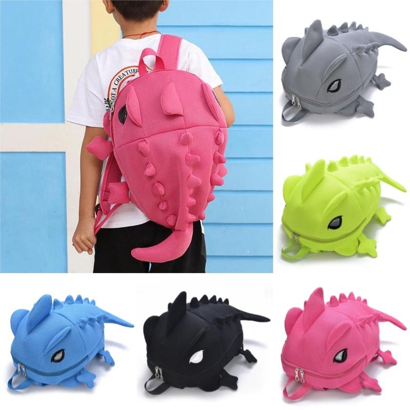 Colorful Chameleon School Backpack For Kids