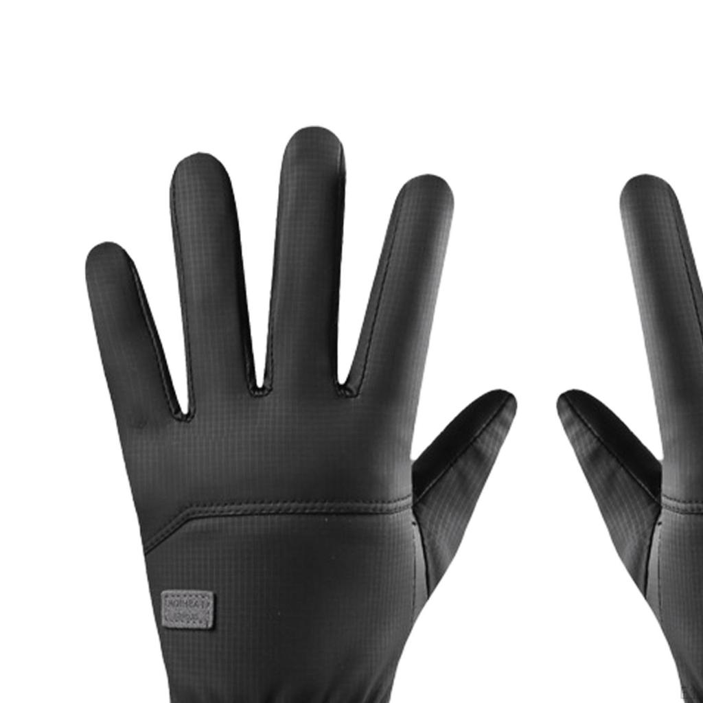 Men's Winter Gloves for Outdoor Activities - Insulated Touchscreen Mittens
