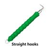2pcs of Semi-Automatic Rebar Hooks, Straight Pull Tying Wire Binding Tool, Wire Hooks, Concrete Metal Wire Twisting Fence Tools