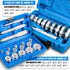 Bearing Press Tool Kit with Interchangeable Press Disc Aluminum Driver and Carry Case for Workshop Maintenance