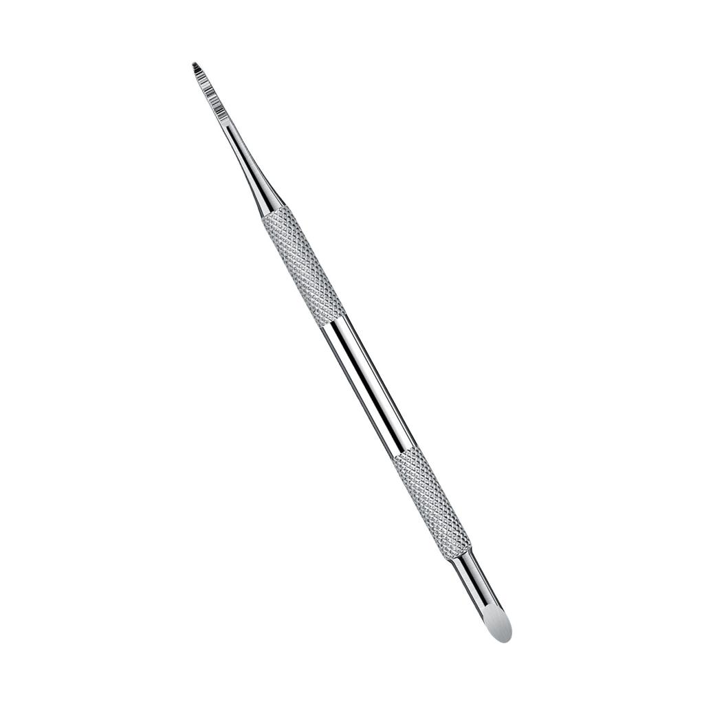 Doppelseitiger Nagelhautschieber-Entferner-Reiniger Nail Art Dotting Pen Edelstahl Maniküre Pediküre Nail Art Pflegewerkzeug