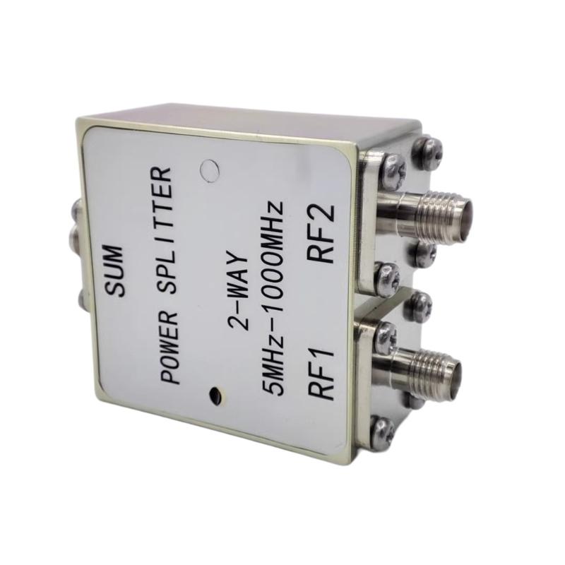 Multiple Port RF Combiner Splitter 5MHz-1000MHz With Low Insertion Loss Aluminum Enclosure Operates From  40°C To 85°C