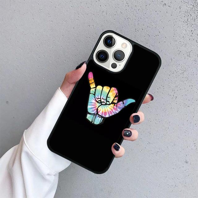 Surfer Surf Hang Loose Shaka Phone Case Cover For iPhone 17 Air 15 16 14 13 12 Pro Max 11 Pro Max Plus Coque Shell