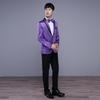 Men's Psy Style Sequin Performance Costume for Emcee, Singer, Choir, or Art Exam