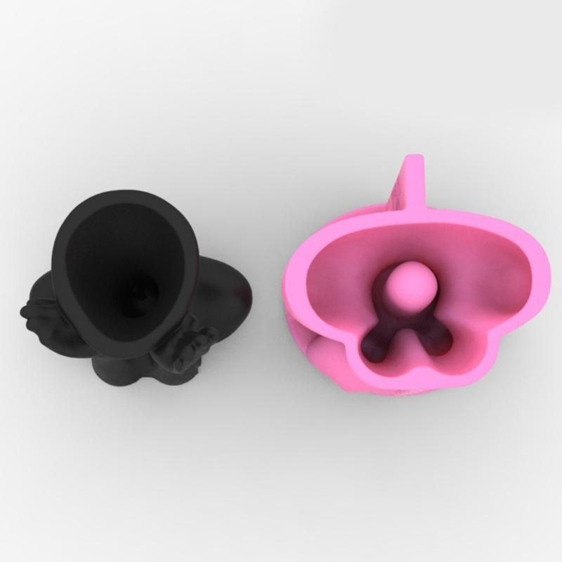 Art Human Body Sculpture Silicone Molds Vase Resin Moulds for Epoxy Resin, Silicone Flowerpots Molds for Home Decoration