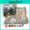 Vintage-inspired Ticket To Ride Europe Board Game With High-detail Illustrations