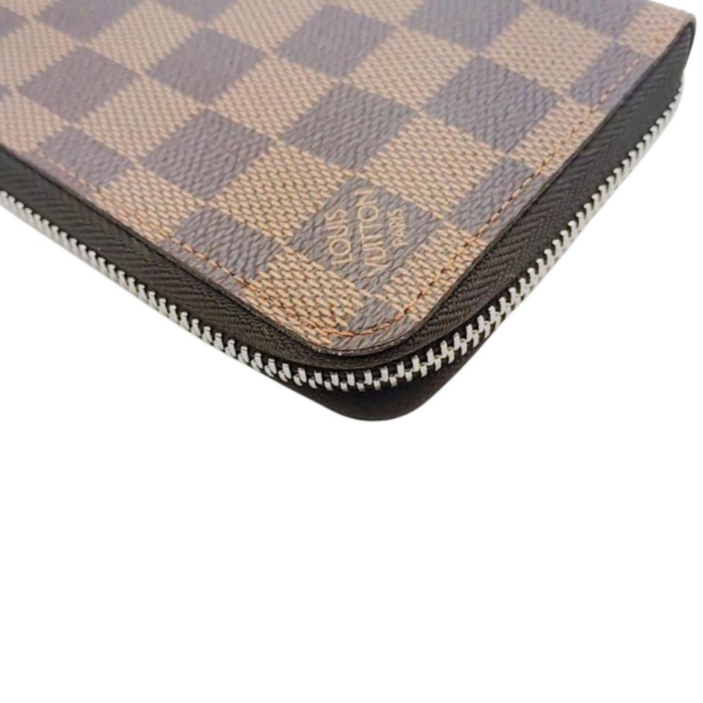 LOUIS VUITTON Damier Vertical Long Wallet purse Damier canvas unisex N61207 Used