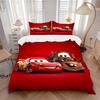 Cars Movie Characters Print 3Pcs Bedding Setduvet Cover With 2 Bedropillowcase Home Birthday Gift