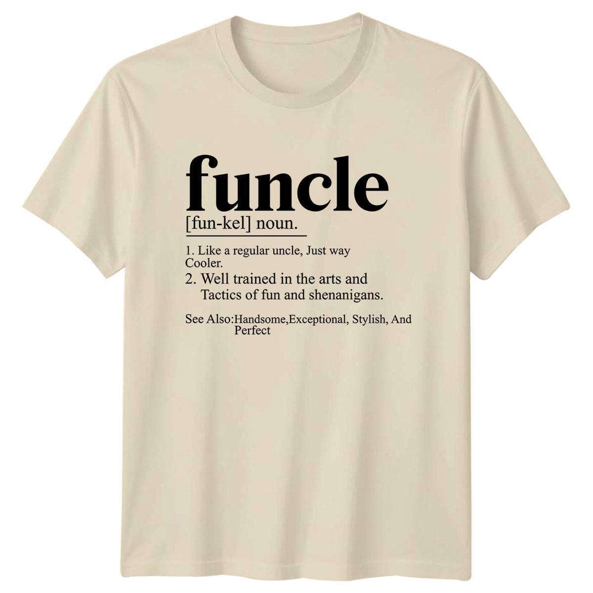 Funcle Definition Mens T-Shirt Funny Uncle Gift S