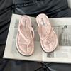 Small Fresh and Comfortable Cute Cartoon Flip-flops Women 2025 New Summer Wear Casual Beach Versatile Cool Slippers