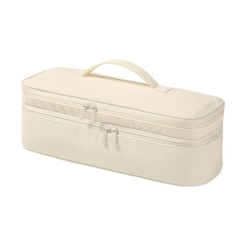 Large Hair Dryer Bag Travel Hair Dryer Bag Portable Double-Layer Hair Dryer Storage Bag Spacious Organizer Case With For Women'S