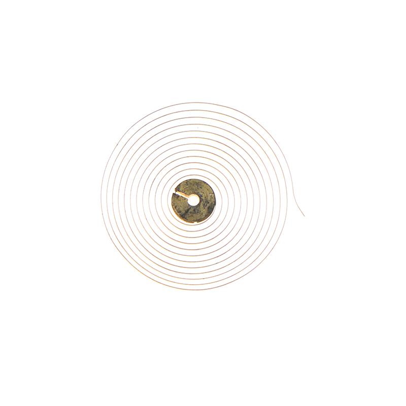 Componentes de despertador mecánico Piezas de despertador Volante de balance y espiral de volante Espiral de volante original Espiral de volante de péndulo completo
