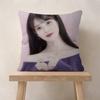 POP Korean Singer I-IU Pillow Covers Cartoon Sofa Decorative Home Double-sided Printing Short Plush Cute Cushion Cover