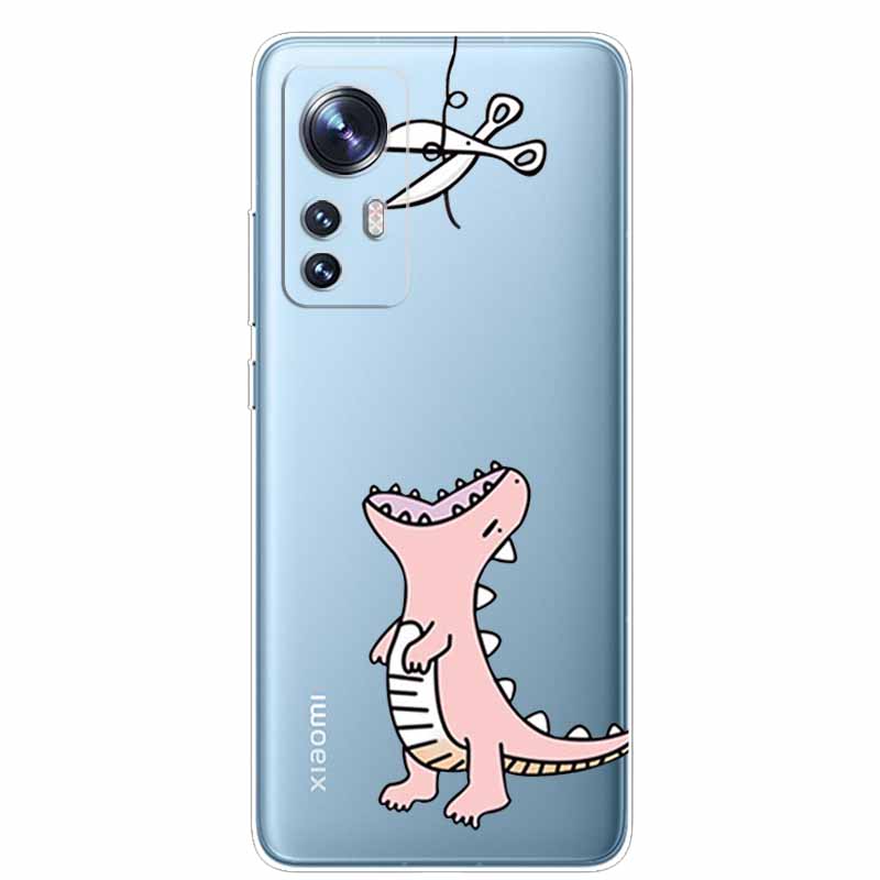 For Xiaomi 12T Case Clear Bumper Soft TPU Phone Cases for Xiaomi 12T Pro 5G Silicone Cover 6.67'' 12 T Transparent Slim Fundas