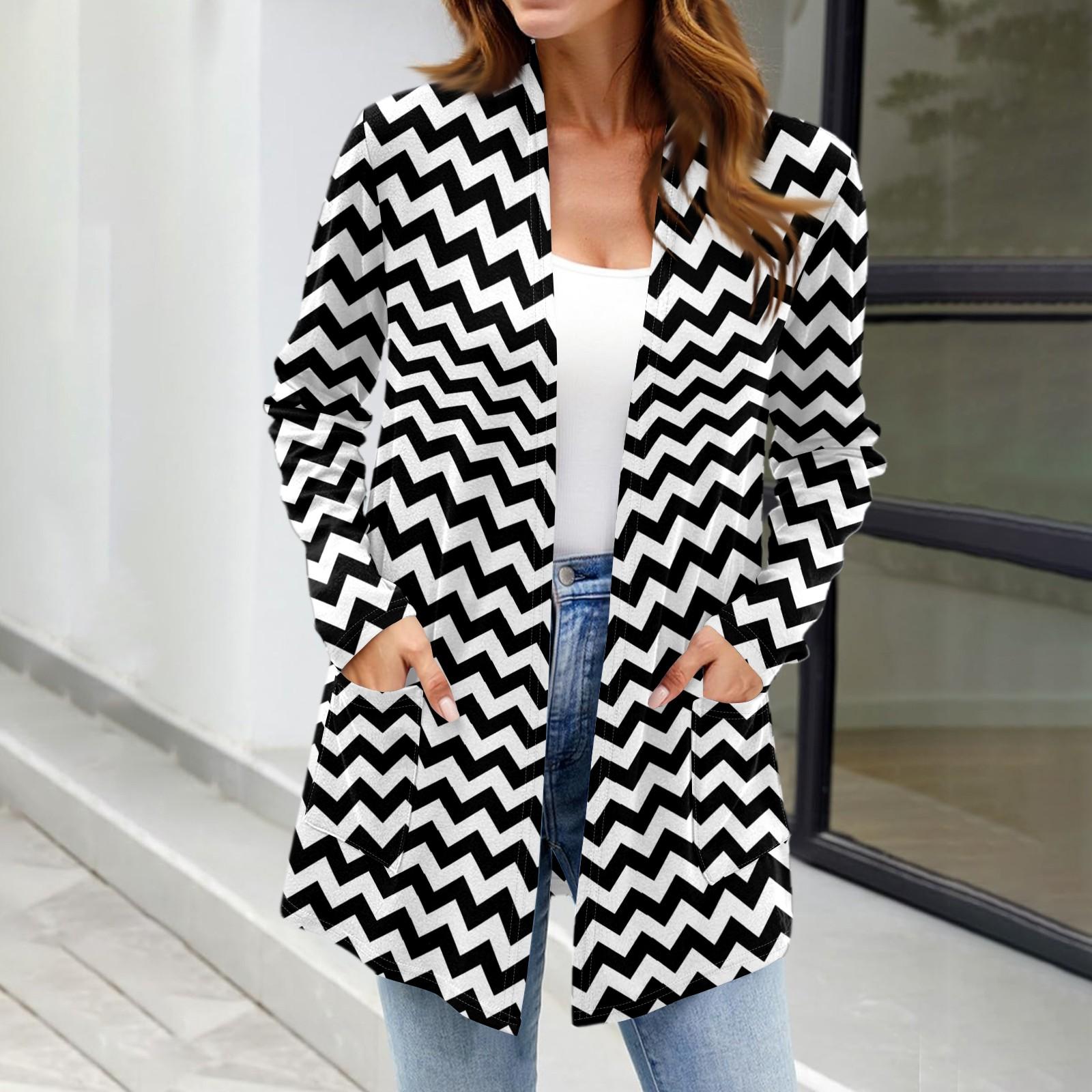 

Женские легкие кардиганы с открытой передней частью, с длинными рукавами, повседневные, свободные, тонкие кардиганы с карманами M