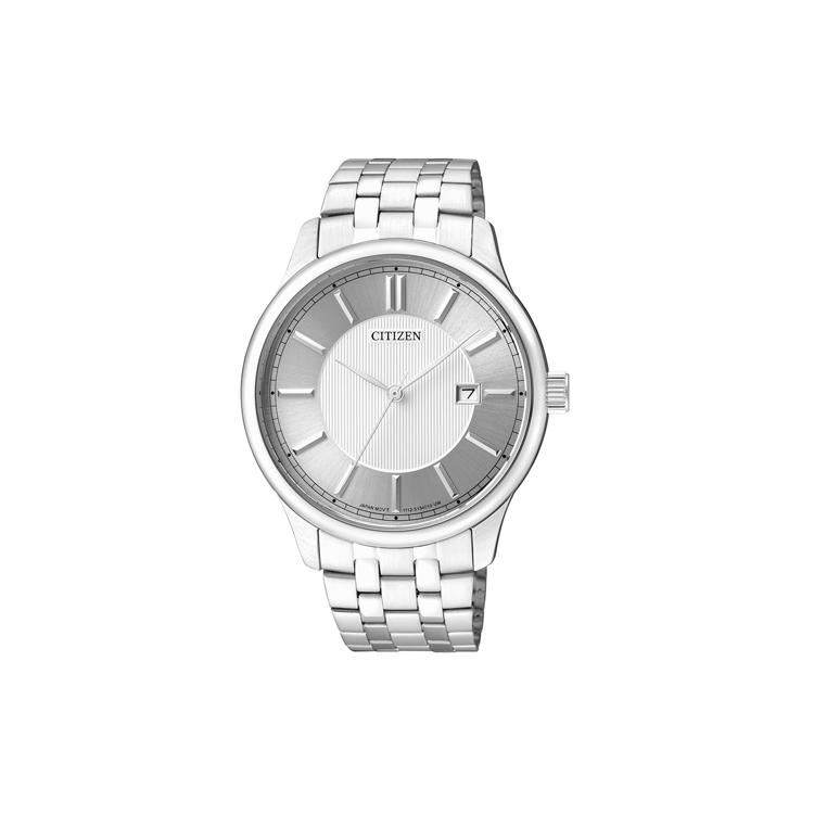 

CITIZEN Quartz Movement Stainless Steel Strap Watch Men s Watches Silver Dial BI1050-56A Silver Dial