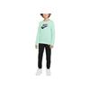 Nike Kids Alphabet Logo Crew Neck Casual Sport Pullover Sweatshirt Unisex Tops Light-Green CV9297-379