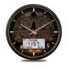 13inch Digital Azan Clock Retro Round Wall Clock with Alarm Clock Function & Year Data Temperature Prayer Time Display
