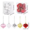 12Pcs 4.5CM Christmas Balls Decorations Christmas Tree Ornaments Ball Hanging Pendants Home Party Decor New Year Navidad Decor