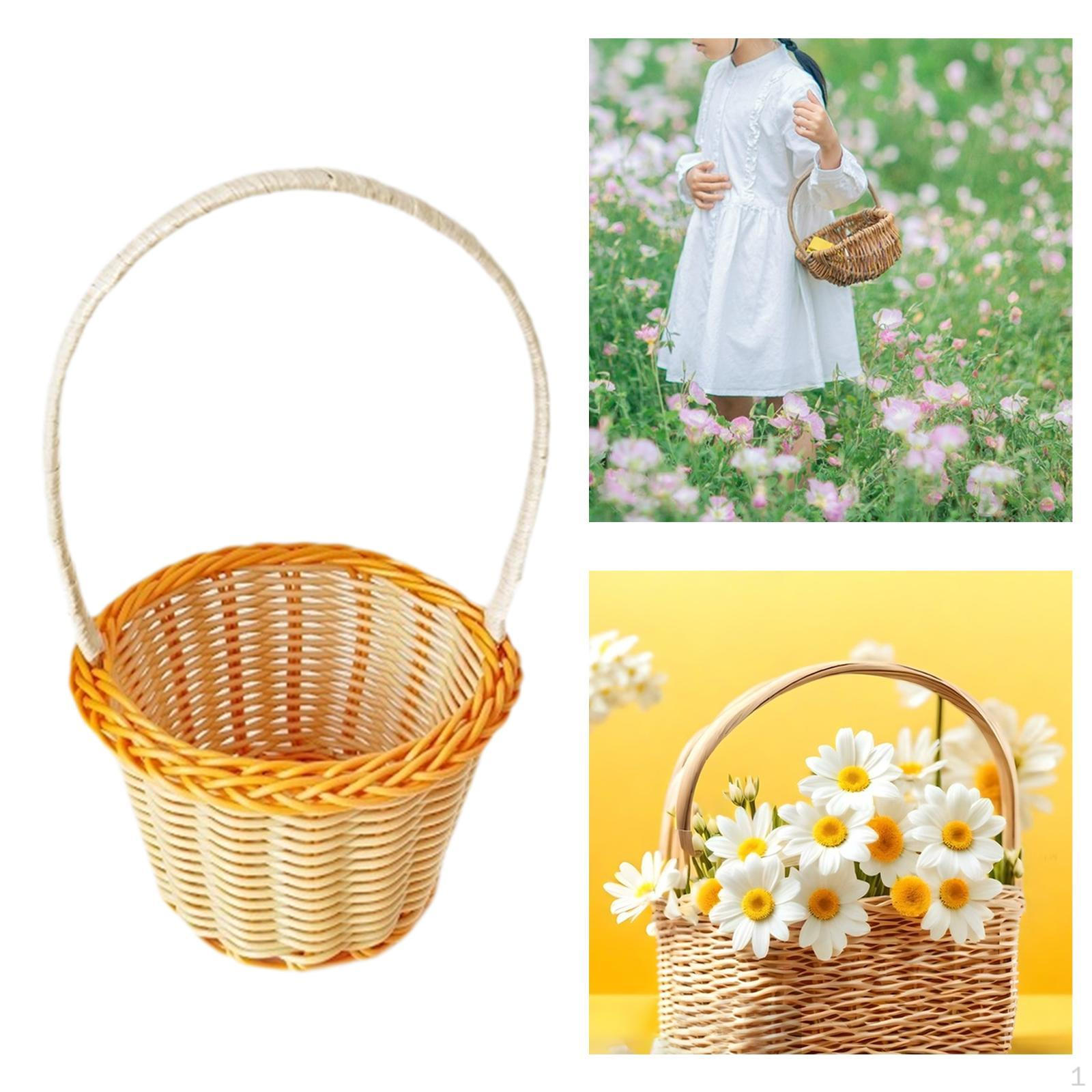 

Корзины с цветами. Пикник. Ферма. Овощи. Корзина для сбора фруктов. Девушка из ротанга. оранжевый