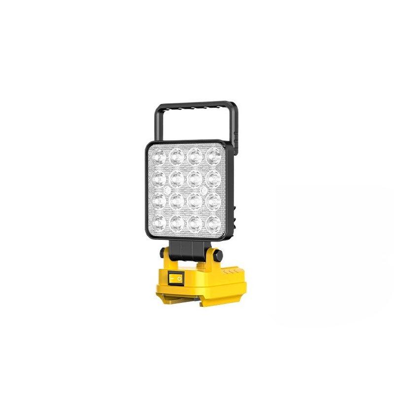 4-Inch Handheld LED Work Light - Red Base for Auto Repair, Camping, and Fishing