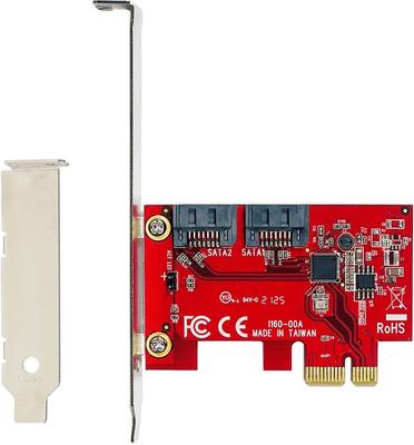 Kuroutoshikou Internes SATA III Port Erweiterungs-IF-Board Schwarz SATA3-I2-PCIE2
