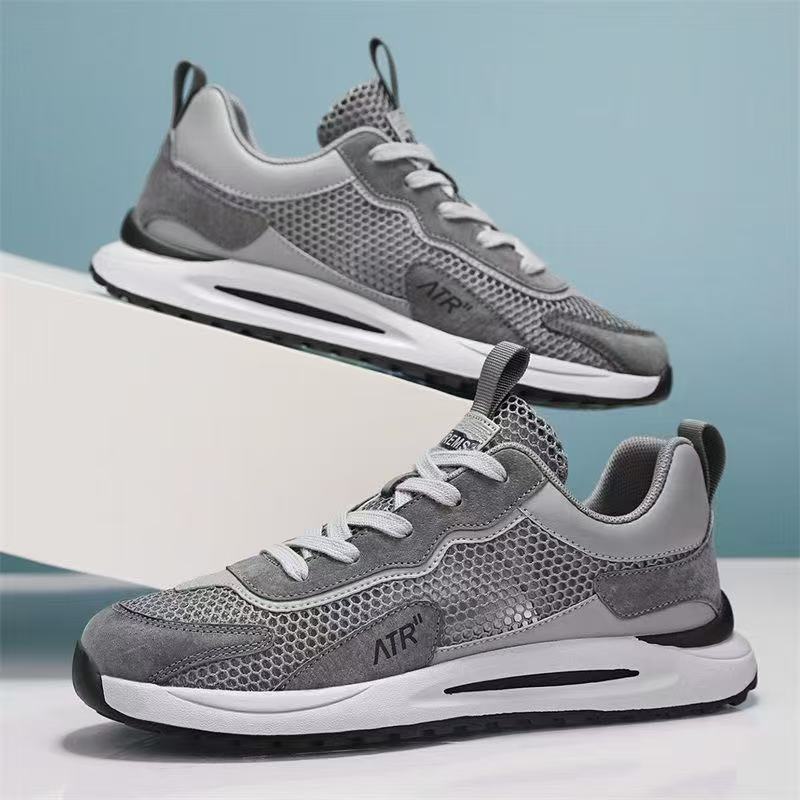 

Summer fashion casual shoes men s 2025 new mesh hollow breathable sports shoes soft sole comfortable running shoes men 44