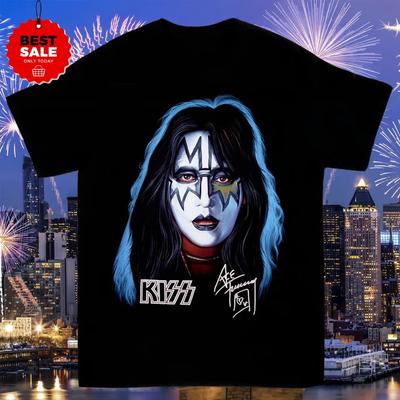 Ace Frehley 1978 Solo Album Retro T-Shirt Size S-4XL Rock Band HL151 Unisex T-Shirt