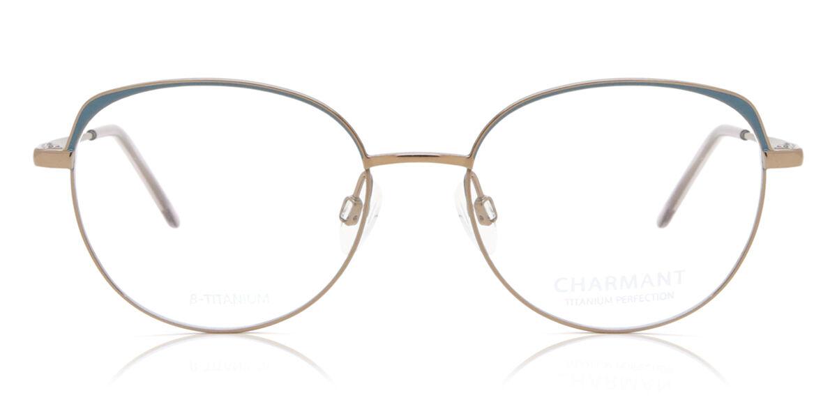 

Charmant 29840 Bl Women Eyeglasses Blue on Gold/52