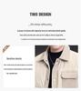Men's Lightweight Warm Lapel Down Jacket, Winter 2025 White Duck Down Shirt Outerwear