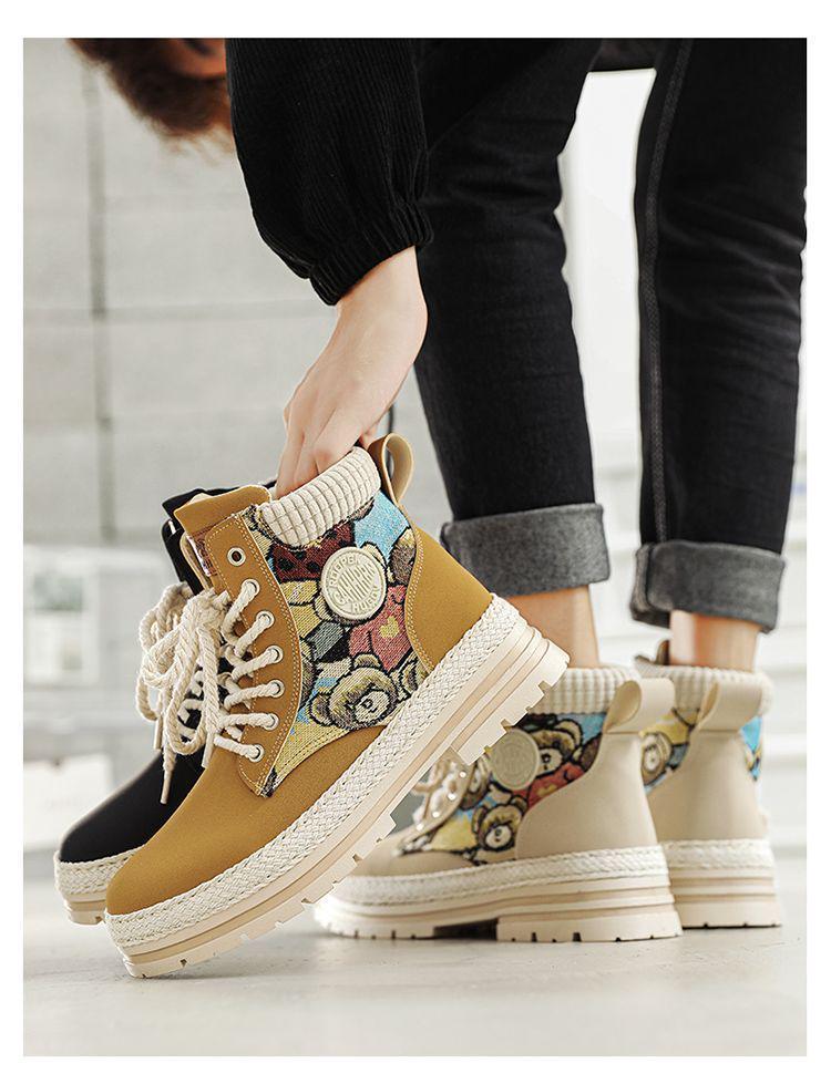 Pánské 2025 Zimní Vysoké Zateplené Nepromokavé Sněhule - Silné, Protiskluzové, Odolné proti chladu Martinovy boty pro venkovní nošení