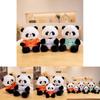Entzückende Plüsch-Pandabär-Puppe Weiches Kuscheltier Niedliches Geschenk für Geburtstage und Souvenirs