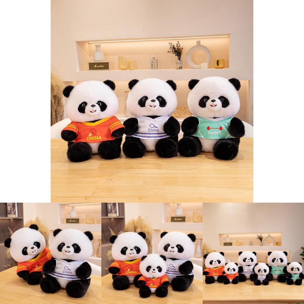 Entzückende Plüsch-Pandabär-Puppe Weiches Kuscheltier Niedliches Geschenk für Geburtstage und Souvenirs