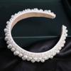 Large Pearl Headbands Baroque Women Hairbands Headwear Bridal Hair Hoop  Party