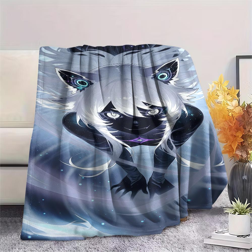 1 Manta de Franela con Estampado de Dibujos Animados, Alta Calidad, Cómoda para Todas las Estaciones, Decoración del Hogar, Calidez y Confort, Perfecta para Regalo de Navidad o Cumpleaños