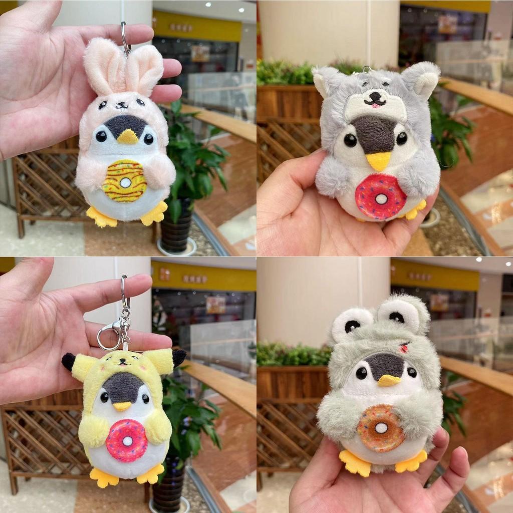 Penguin Whimsical Plush Keychain Decoration Perfect For Kids Bags And Machines Doll