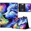For Lenovo Tab M10 (Gen 3) Case Pattern Printing Card Holder Leather Tablet Stand Cover