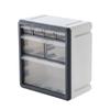 Large Drawer Storage Box Household Multi-layer Transparent Plastic Storage Box Office Stationery Cosmetic Storage Cabinet Rack