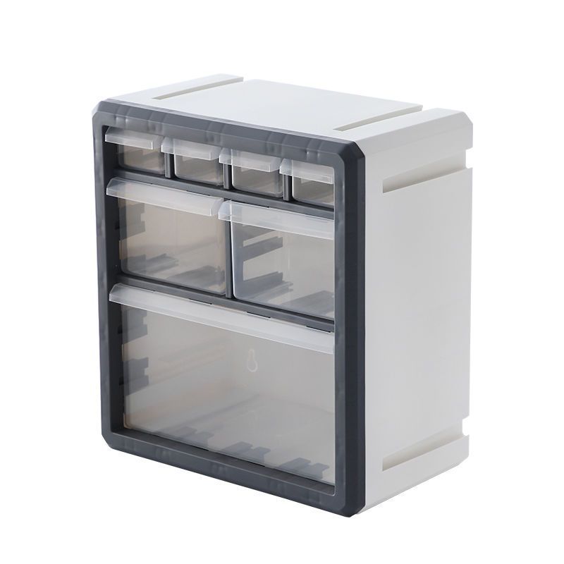 Large Drawer Storage Box Household Multi-layer Transparent Plastic Storage Box Office Stationery Cosmetic Storage Cabinet Rack
