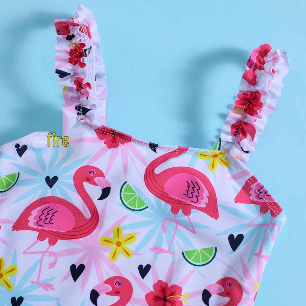 Girls' Flamingo Sling One-Piece Swimsuit