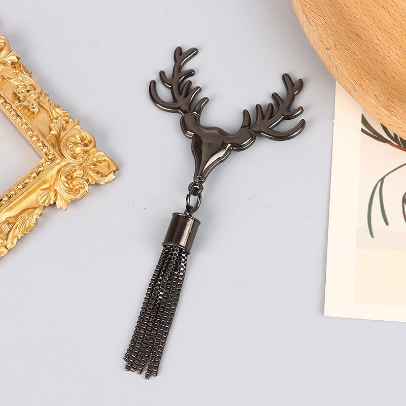 1 ks Módní Kabelka Tvaru Jelenní Hlavy Otočný Uzávěr Twist Uzávěry Kovová Spona DIY Kování Příslušenství pro Ručně Vyráběné Tašky přes Rameno