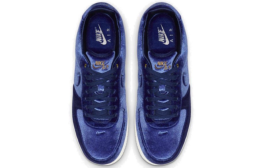 Nike Air Force 1 Low Premium 3 Velour Blue Void AT4144-400