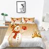 Quilt Cover Pillowcase Two Or Three-Piece Set Christmas Gift Polyester 3D Digital Printing