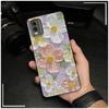 Cute Anti-dust Phone Case For Nokia C32 Waterproof Flower Back Cover Full Wrap Dirt-resistant Durable Protective TPU
