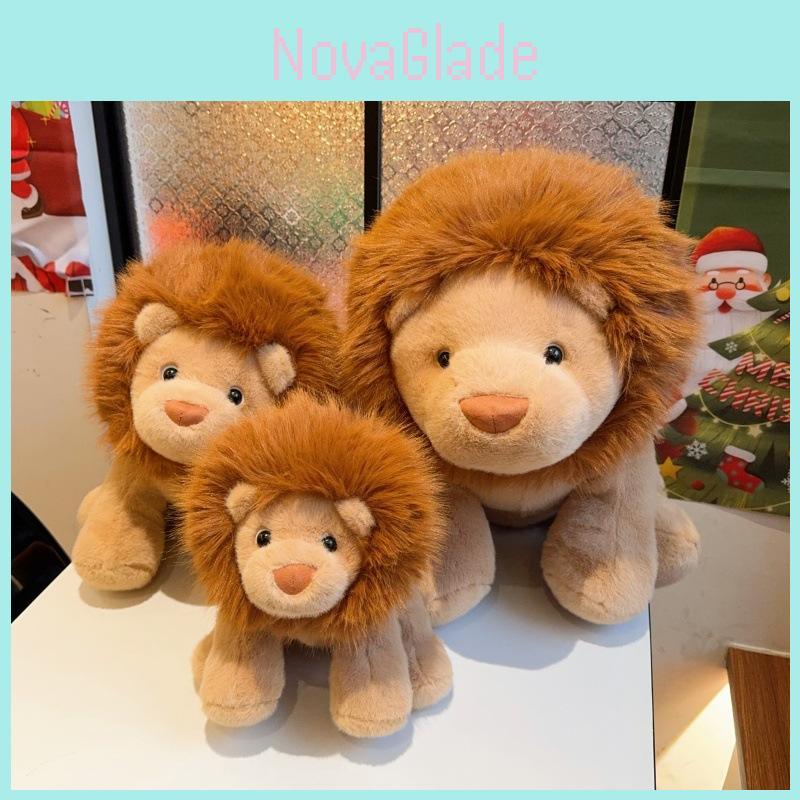 Plush Lion Toy For Kids Soft Short Plush Material Cute Animal Collectible For Children And Gift