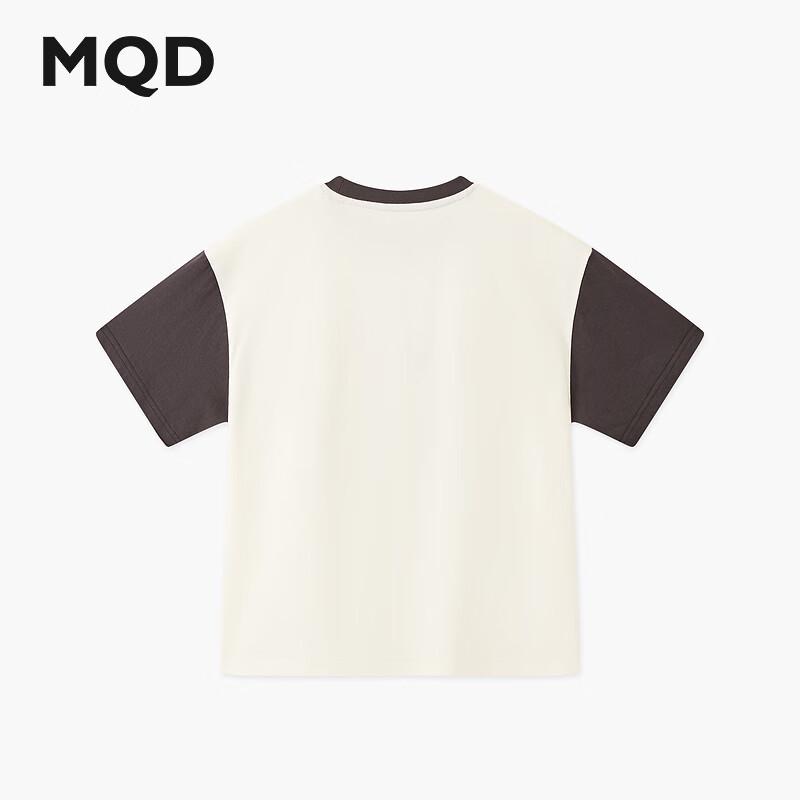 MQD Boys  Summer Academy Style Colorblock Digital Short Sleeve T-Shirt 130
