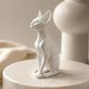 3D‑Printed Hairless Cat Figurine, Animal Sculpture Collectible, Ornament for Desk, Bookshelf and Living‑Room Shelf, Home Decor G
