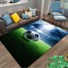 Soccer Ball Stadium Design Carpet for Bedroom Living Room Decor Suitable for use as an anti-slip for living room bedroom sofas